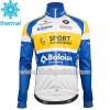 Set Fietsshirt Lange Mouw + Lange Koersbroek 2018 Sport Vlaanderen-Baloise N001 Winter Thermal Fleece